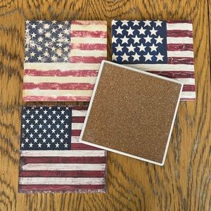 Home Essentials American Flag coasters
